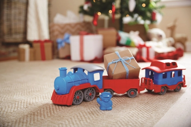 Blue Train Set from Green Toys