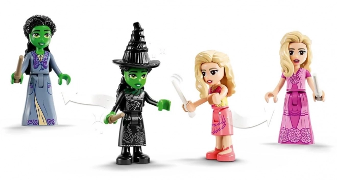 Glinda and Elphaba Shiz University Set