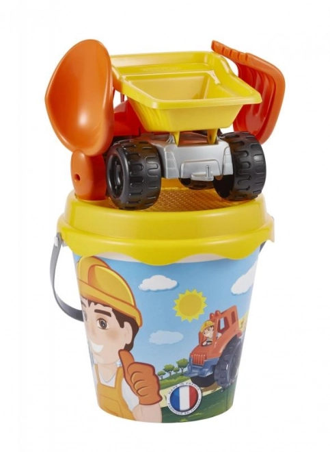 Bucket with Construction Truck and Accessories