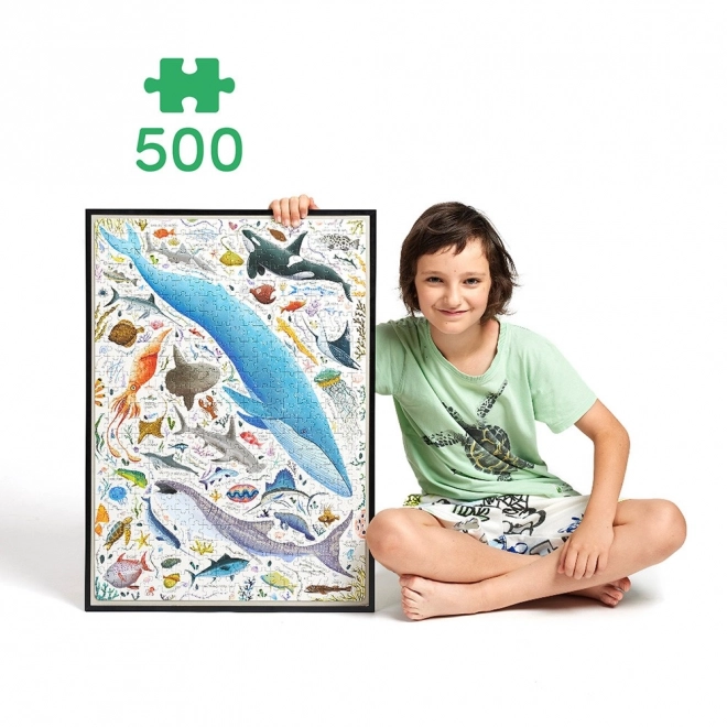 Puzzlove Fish and Aquatic Animals 500 Pieces Jigsaw Puzzle