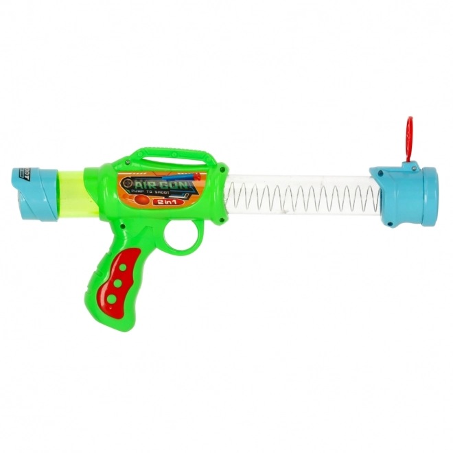 2-in-1 Toy Gun with Foam Bullets