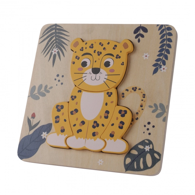 Wooden Puzzle - Leopard