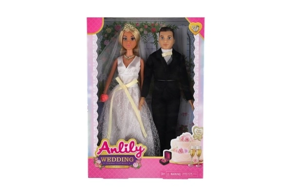 Anlily Bride and Groom Doll Set