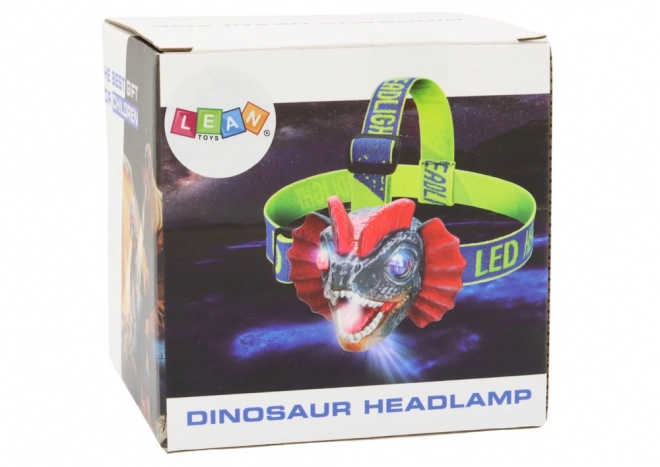 Dinosaur Adjustable Headlamp with 3 LED Lights