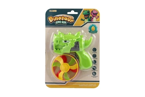 Launchable Disc with Dinosaur Launcher