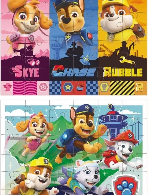 DODO Puzzle Mancs Őrjárat: Csodás Kölykök 2 az 1-ben