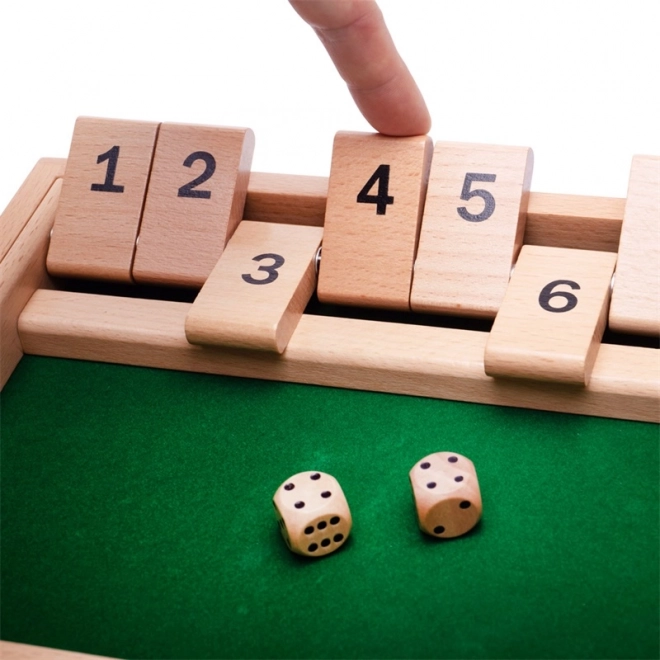 Wooden Shut the Box Game by Bigjigs Toys