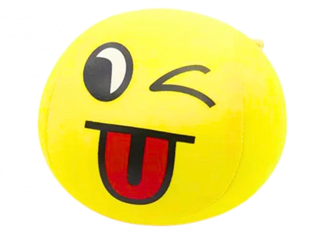 Soft Emoji Smile Ball Yellow 9cm