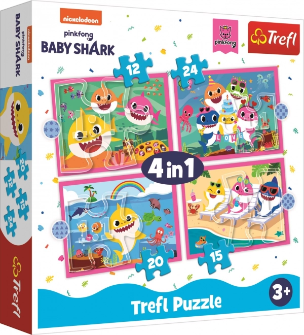 Trefl Baby Shark Family Puzzle Set