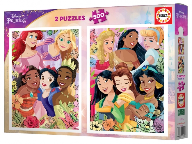 Educa Puzzle Disney Princesses 2x500 Pieces