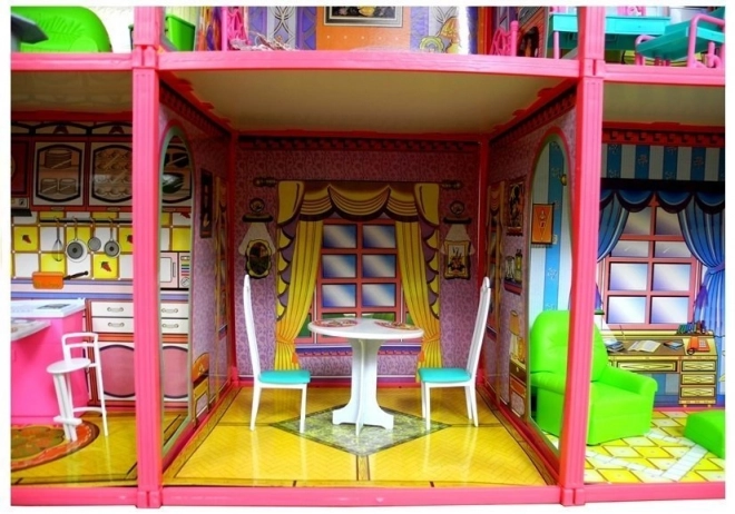 Large Dollhouse Villa with Furniture