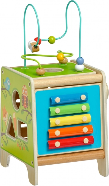 Xylophone with mallets for first musical steps