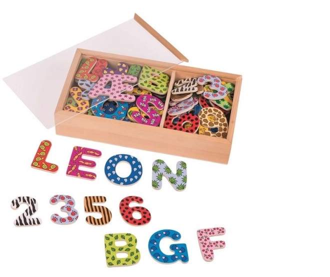 Magnetic Letters and Numbers Set