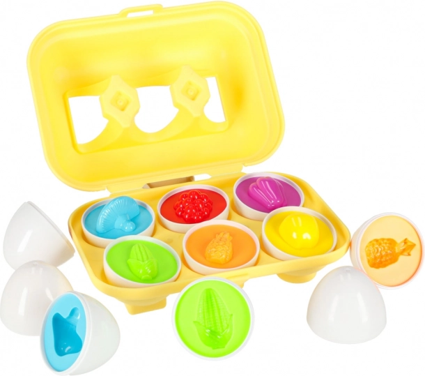 Educational Toy for Children Montessori - Shape and Color Recognition with Eggs
