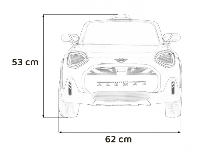 Vehicul Mini Concept Aceman – Černé
