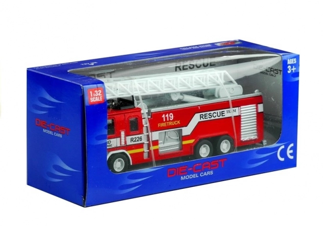 Fire Truck Toy with Ladder