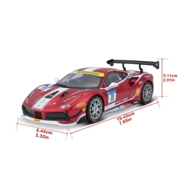 Ferrari 488 Challenge 2017 Diecast Model by Bburago