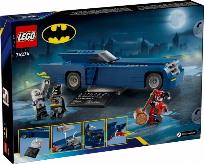 Batman and Batmobile vs Harley Quinn and Mr. Freeze