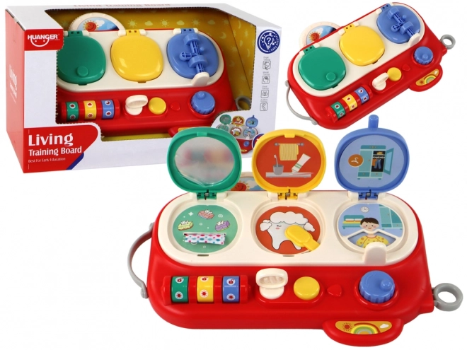 Interactive Educational Sensory Board for Kids