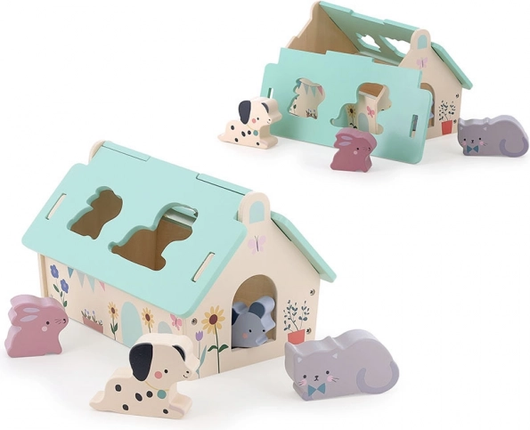 Vilac Wooden Sorting House for Animals
