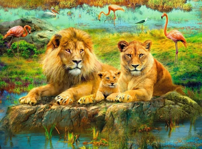 Ravensburger Lions in the Savanna Puzzle