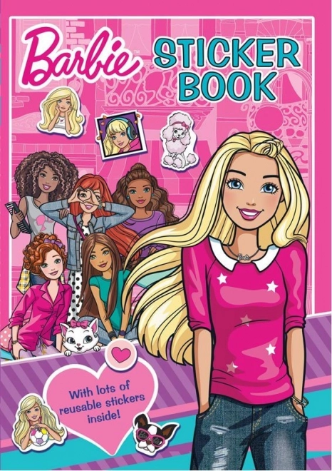 Sticker Book with Barbie Coloring Pages