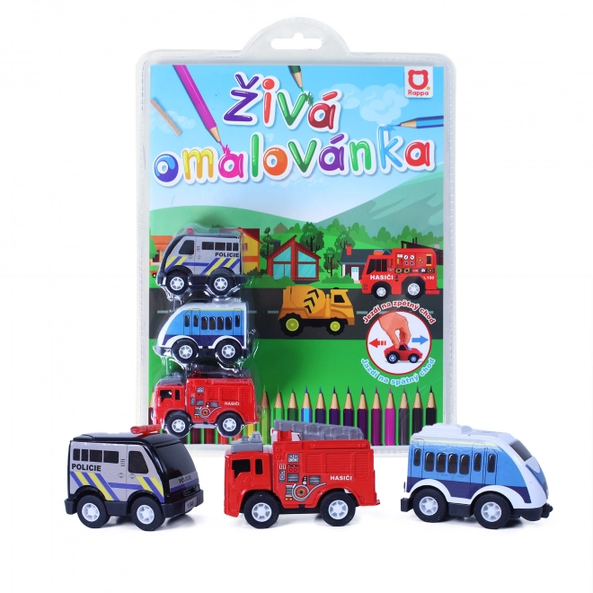 Live Coloring Cars Set