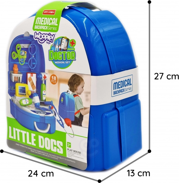 Woopie Set Kleiner Arzt im Rucksack 18 Stk.