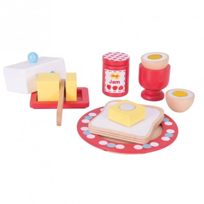 Wooden Breakfast Set by Bigjigs Toys