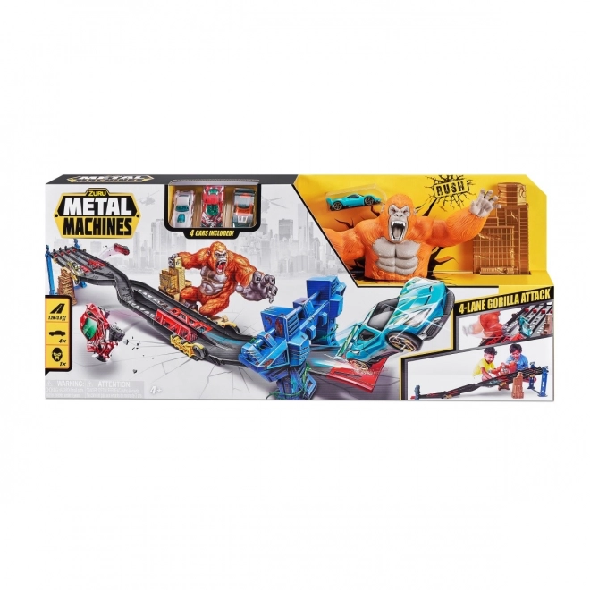 4-Lane Gorilla Attack Racing Track