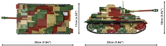 WWII Panzer IV Construction Blocks