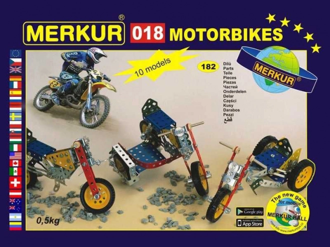 Construction Set Motorcycle Models by Merkur