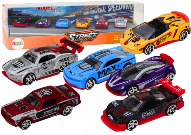 Set of Diecast Sport Cars 1:64 - 6 Pieces