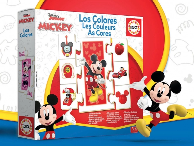 Mickey and Friends Color Learning Puzzle Set