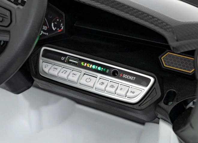 Pojazd Lamborghini Invencible biely