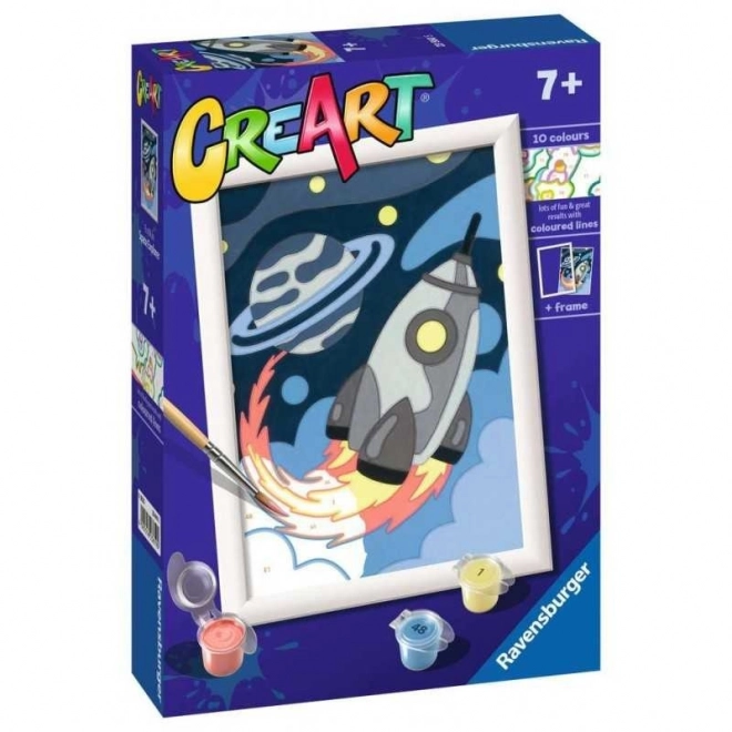 CreArt Space Explorer Rocket Toy