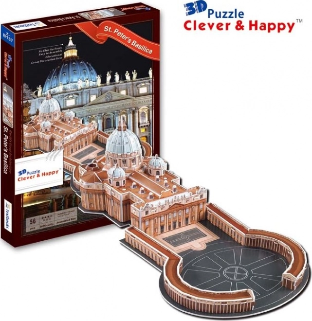 Clever&Happy 3D Puzzle St. Peter's Basilica