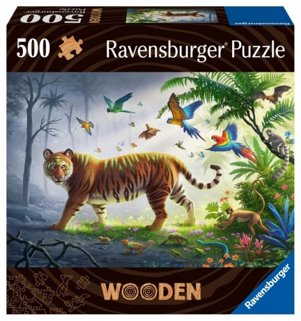 Tiger in the Jungle Wooden Puzzle