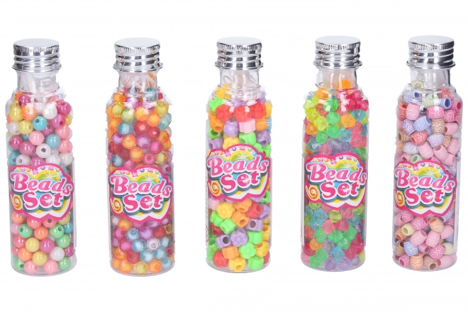 Colorful Beads in Bottle