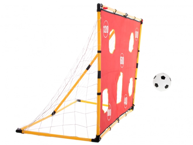 Football Training Goal with Net and Target Mat