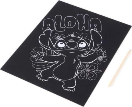 Kratzen Sie Bilder von Stitch für kreativen Spaß
