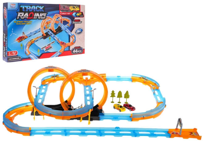 extreme racing track set with cars