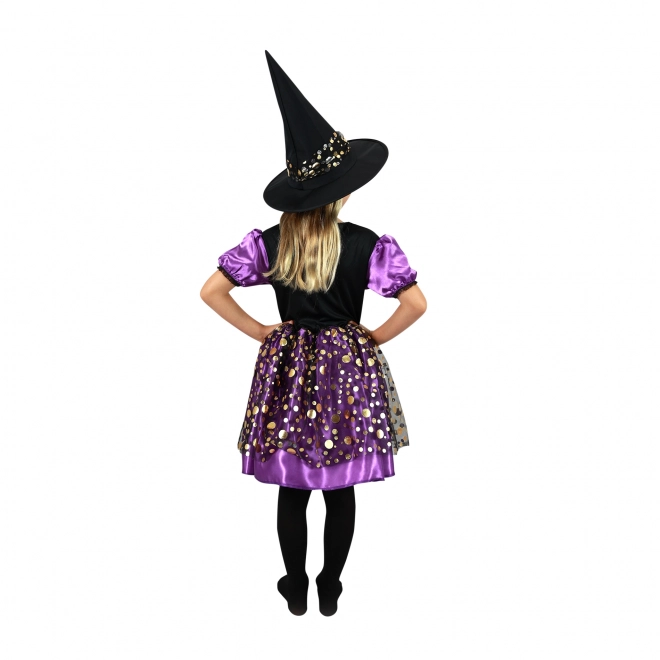 Children's Witch Costume Purple and Black