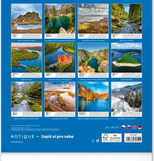 Calendario da parete Regno delle Acque 2026