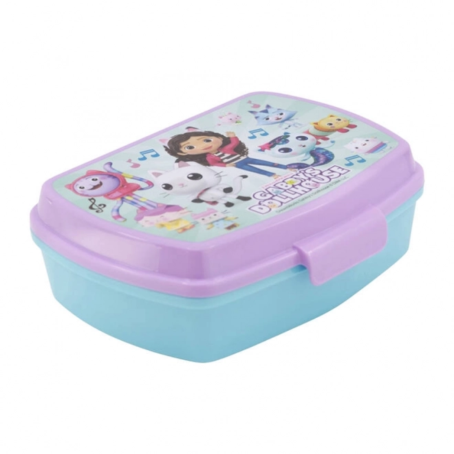 Children's Lunch Box Gabby's Dollhouse Pink and Blue