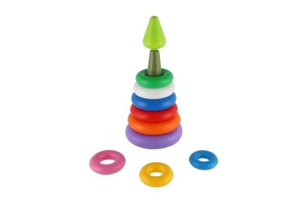 Colorful Ring Stacking Pyramid Toy