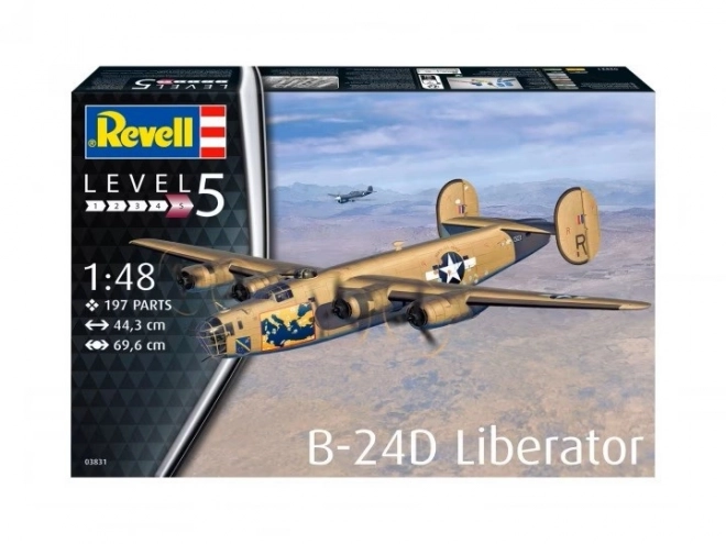 Plastic Model B-24D Liberator Airplane 1:48 Scale