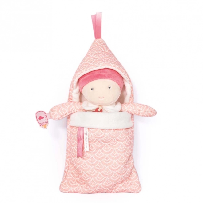 Doudou Doll with Removable Blanket 20 cm