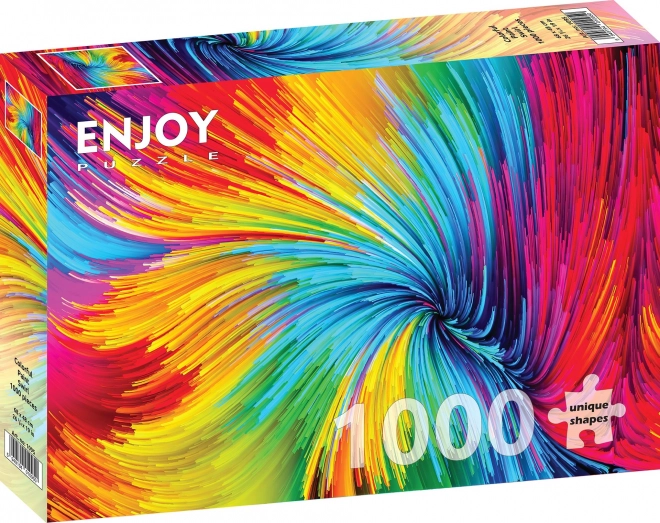 Colorful Swirl Puzzle - 1000 Pieces