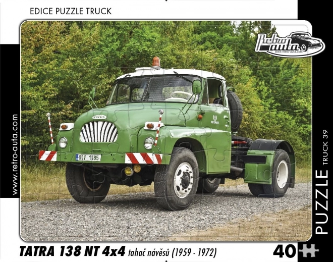 Retro Vehicle Truck Puzzle - Tatra 138 NT 4x4